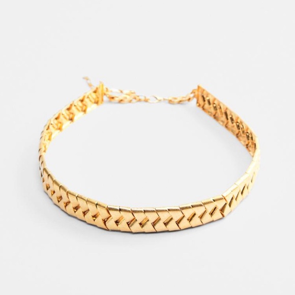 Zara Accessories - Zara Woven Metallic Belt